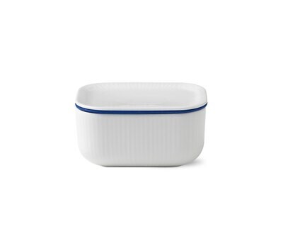 Royal Copenhagen White Fluted Butter Jar With Lid 5 Inch 1016925, MPN: 1016925, 5705140718741