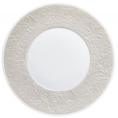 Raynaud Italian Renaissance Flat Plate With Engraved Rim Pearl 0820-46-113024, MPN: 0820-46-113024,…