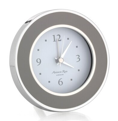 Addison Ross Chiffon &amp; Silver Silent Alarm Clock 4 x 4 InchSilver-plated FR5501, MPN: FR5501, UPC/E…