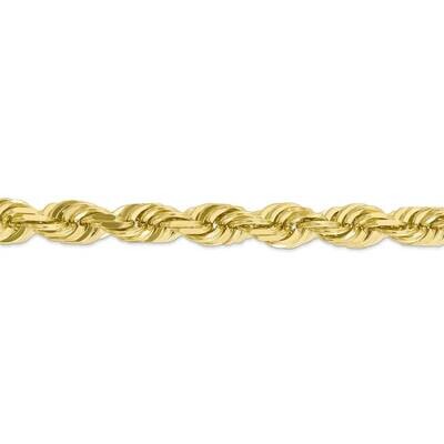 26 Inch 10mm Diamond-cut Rope Chain 10k Yellow Gold 10K080-26, MPN: 10K080-26, 883957600444