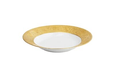 Robert Haviland Versailles Gold Rim Soup Plate 9 Inch HP646832, MPN: HP646832,