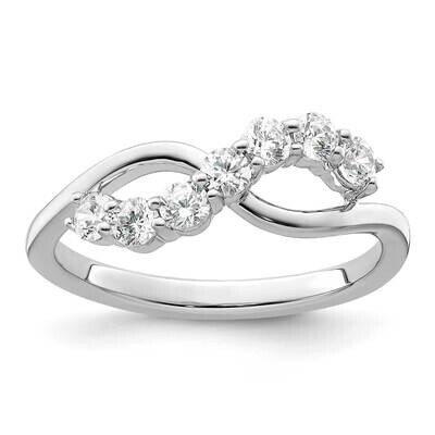 Si1/Si2, G H I, Band 14k White Gold Lab Grown Diamond RM8794-050-7WLG, MPN: RM8794-050-7WLG, 883957…