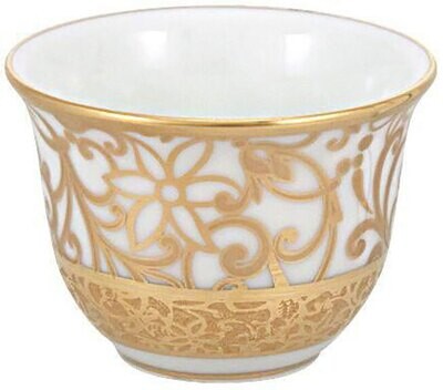 Raynaud Tolede Gold White Zarf Or Sake Cup, MPN: 0523-17-312005, 3660006625606