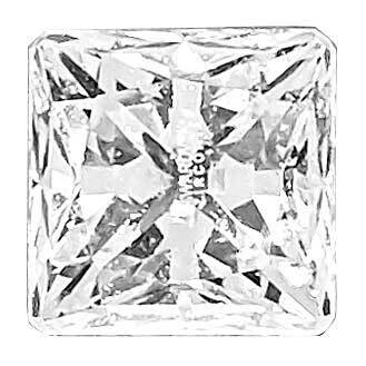 Cubic Zirconia White 2mm Princess A Quality CZ-0200-SQP-WH-A, MPN: CZ-SQP-WH-A,