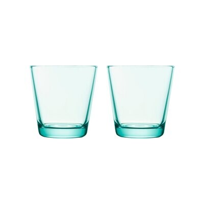 iittala Kartio Tumbler Set of 2 7 oz. Water Green, MPN: 1008631, 6411929510701