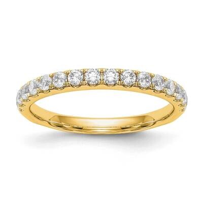 Diamond Vs/Si, D E F, Wedding Band 14k Yellow Gold True Origin Lab Grown RM2927B-056-YLD, MPN: RM29…