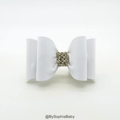 White Baby Bow White Bow Hair Clip Bow Hair Clip Baby Hair Clip Girls Bow Hair Clip Big Bow Hair Cl…