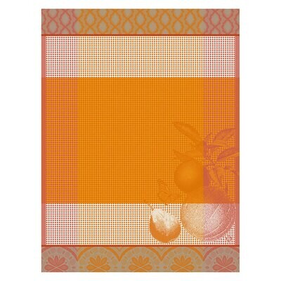 Le Jacquard Francais Arriere-Pays Orange Hand Towel 24 x 31 Inch 27423 Set of 4, MPN: 27423, 366026…