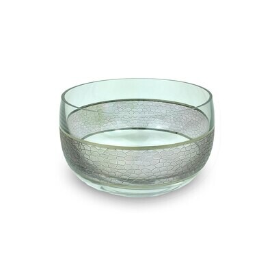 Michael Wainwright Panthera Platinum Glass Medium Bowl 05PA64, MPN: 05PA64, 810027201430