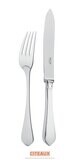 Ercuis Citeaux Serving Fork For Salads Silver Plated F650350-44, MPN: F650350-44, 3660656046349