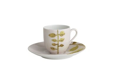Robert Haviland Daphne Camelia Coffee Cup &amp; Saucer HP16321-CA, MPN: HP16321-CA,