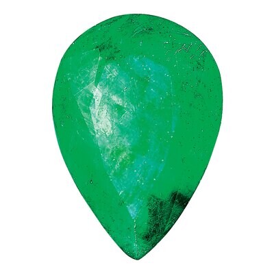 Emerald 6X4mm Pear AA Quality Gemstone EM-0604-PSF-AA, MPN: EM-0604-PSF-AA,