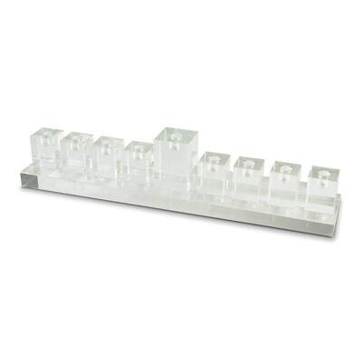 Clear Crystal Glass Menorah GM22515, MPN: GM22515,