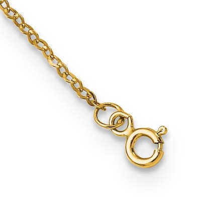 Leslie&#39;s Crystal By Swarovski 1in ext Necklace 14k Gold Polished HB-LF1494-16.5, MPN: LF1494-16.5, …