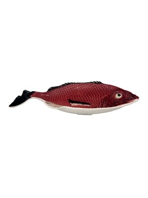 Bordallo Pinheiro Pinheiro Fish Platter Decorated Red 65001539, MPN: 65001539, 5600876078865
