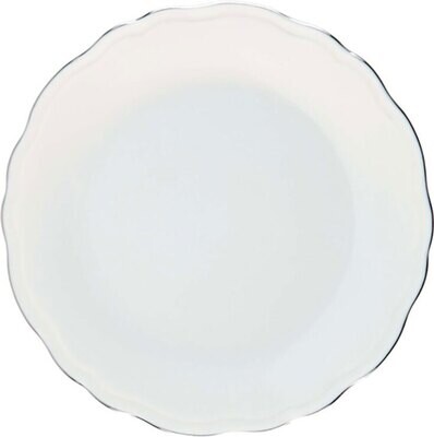 Deshoulieres Colbert White Platinum Filet Dessert Plate AD-CO3188, MPN: AD-CO3188, 3104361364867