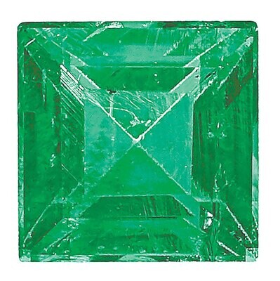 Emerald 1.5mm Square Step Cut A Quality Gemstone EM-0150-SQS-A, MPN: EM-0150-SQS-A,