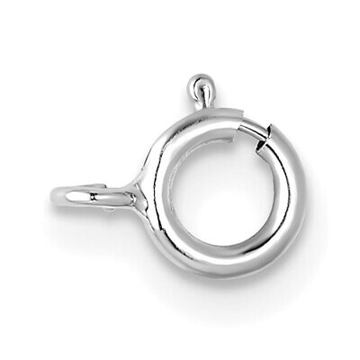 Standard Weight Spring Ring Clasp 14k White Gold WG1700, MPN: WG1700,