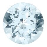 Aquamarine 5mm Round A Quality Gemstone AQ-0500-RDF-A, MPN: AQ-0500-RDF-A,