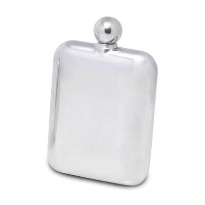 6 oz Stainless Steel Mirror Finish Flask with Rounded Corners GM21594, MPN: GM21594, 797140551065