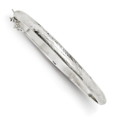 5mm Hinged Bangle Bracelet Sterling Silver QB39, MPN: QB39, 883957521886