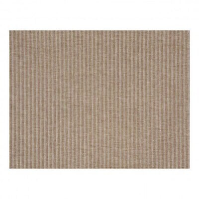 Le Jacquard Francais Placemat Casual Stripe Brown 100% Coated Linen 27162 Set of 4, MPN: 27162, 366…
