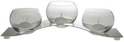 Ercuis Nuages Holder For 3 Small Bowls 4.375 Inch Silver Plated F543293-03, MPN: F543293-03, 790955…