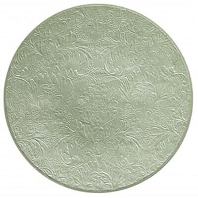 Raynaud Italian Renaissance Coupe Plate Flat Full Engraved Celadon 0812-47-113032, MPN: 0812-47-113…