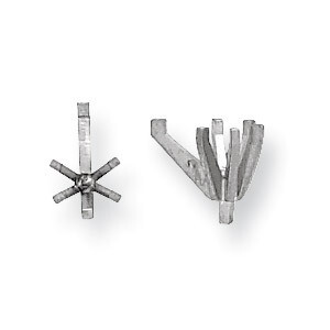 Pear Straight Prong with Peg Head 3.00ct. Setting Platinum PL240-10, MPN: PL240-10,