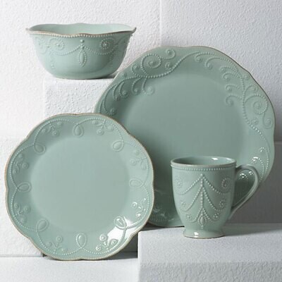 Lenox French Perle Ice Blue 4 Piece Set 824431, MPN: 824431, 882864336217