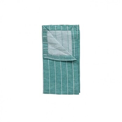 Casafina Lucca Deep Aqua Napkin 50% Li 50% Co Set of 2 CFT0092-LUAQ, MPN: CFT0092-LUAQ, 840289091081