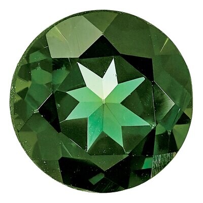Green Tourmaline 3mm Round AA Quality Gemstone GT-0300-RDF-AA, MPN: GT-0300-RDF-AA,