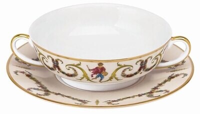 Deshoulieres Songes Du Xviiie Cream Soup Saucer SBBC-MZ6294, MPN: SBBC-MZ6294,