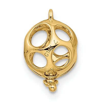 Pearl Enhancer Pendant Setting 14k Yellow Gold YG1487, MPN: YG1487,