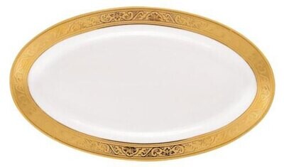 Deshoulieres Trianon Gold Relish Dish Sauce Boat Tray RV-RI7070, MPN: RV-RI7070, 3104360937321