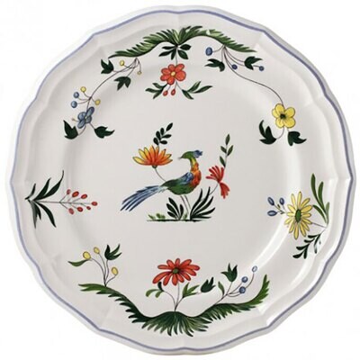 Gien Oiseaux De Paradis Dinner Plate 0111AEXT22, MPN: 0111AEXT22, 840769000985