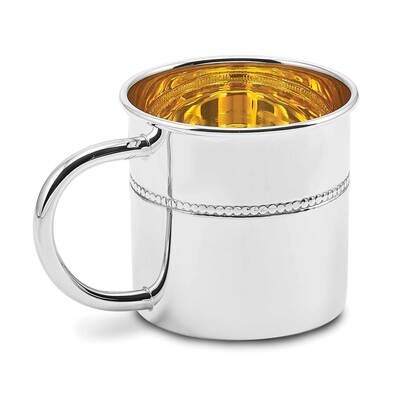 Beaded Baby Cup Sterling Silver GP438, MPN: GP438, 15227450033