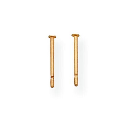 Single Notched with Pad .030 x .375 inch Post Gold Filled GF3075, MPN: GF3075,