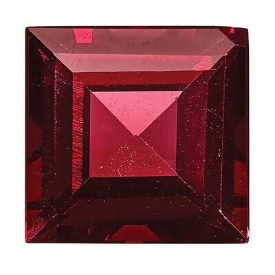 Garnet 7mm Square Step Cut AA Quality Gemstone GA-0700-SQS-AA, MPN: GA-0700-SQS-AA,