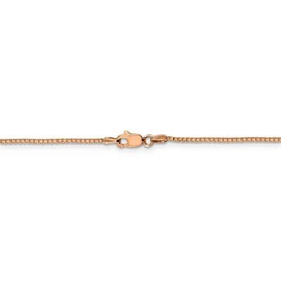 30 Inch 1.10mm Box Link Chain 14k Rose Gold RSC33-30, MPN: RSC33-30, 886774590561