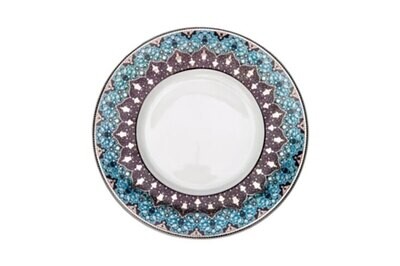 Deshoulieres Dhara Peacock Dinner Plate AP-HA3189, MPN: AP-HA3189, 3104361365734