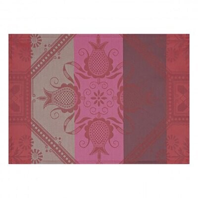 Le Jacquard Francais Placemat Hacienda Red 100% Coated Cotton 27045 Set of 4, MPN: 27045, 366026927…