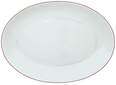 Raynaud Monceau Couleurs Vermilion red Medium Oval Dish, MPN: 0365-37-502036, 3660006650653