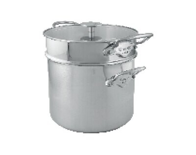 Mauviel M&#39;Urban 3 Stockot with Steamer Insert 20cm 503471
