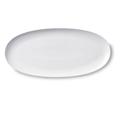Royal Copenhagen White Fluted Long Oval Dish 14.5 Inch 1052388, MPN: 1052388, 5705140734758