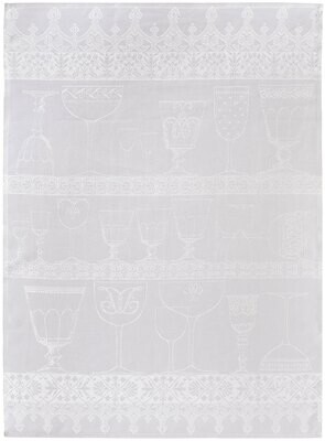 Le Jacquard Francais Cristal White Crystal Towel 24 X 31 Inch 16214 Set of 4, MPN: 16214, 366026916…