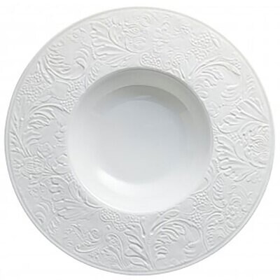 Raynaud Italian Renaissance Deep Plate With Engraved Rim White 0000-46-250027, MPN: 0000-46-250027,…