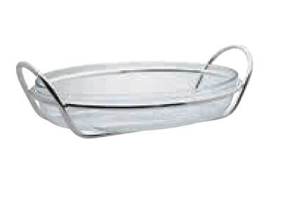 Ercuis Latitude Oval Gratin Dish Without Cover 16.125 x 10.25 Inch Silver Plated F542493-03, MPN: F…
