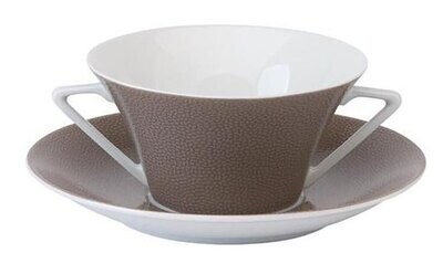 Deshoulieres Seychelles Taupe Cream Soup Cup BB-HA7432, MPN: BB-HA7432, 3104361275668