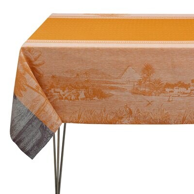 Le Jacquard Francais T.Cloth Croisiere Sur Nil Orange 100% Linen 26749, MPN: 26749, 3660269267490